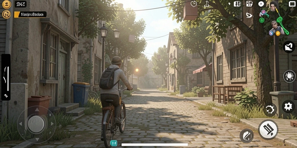 Screenshot menampilkan gameplay yang dinamis dan interaktif.