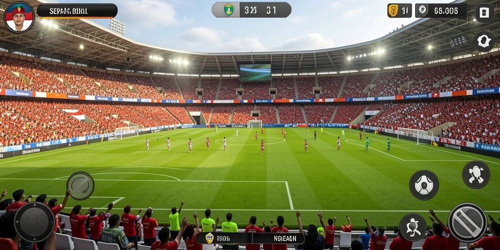 Gambar antarmuka pengguna yang menarik dan interaktif.