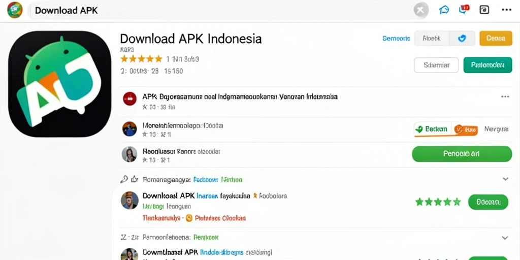 Tampilan antarmuka aplikasi yang user-friendly.