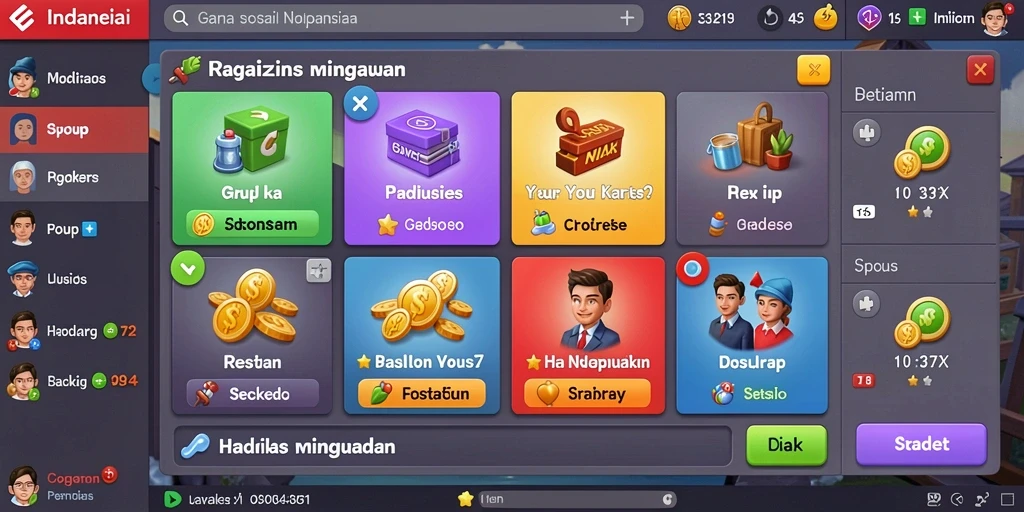 Tampilan antarmuka aplikasi yang user-friendly.